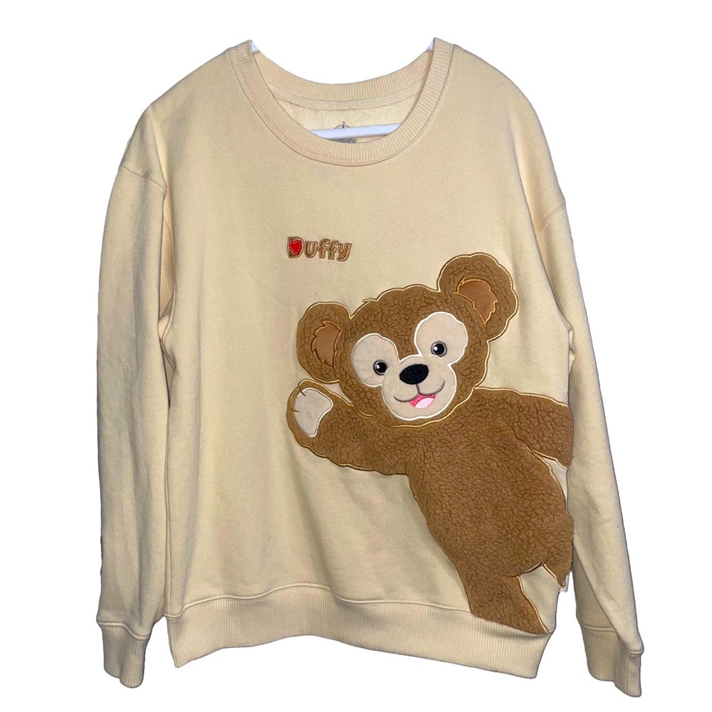 🚨RARE🚨 Shanghai Disney Resort SHDL 2021 Duffy Crewneck Pullover Sweatshirt